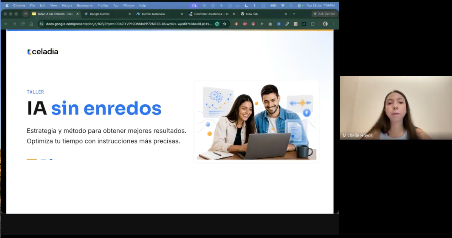 Taller virtual sobre inteligencia artificial aplicada